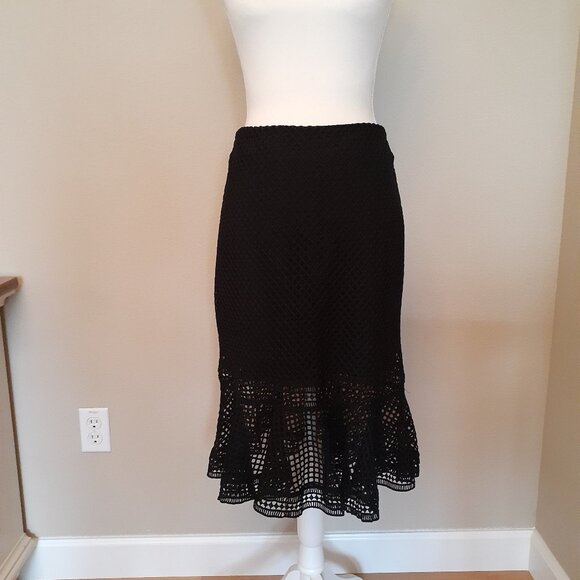 Vanilla Chocolate Knit Skirt  NWT - Picture 2 of 12